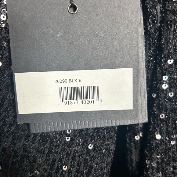 Mac Duggal 26299 NWT Long Sleeve Ruffle Tiered Midi Dress - Picture 6 of 8